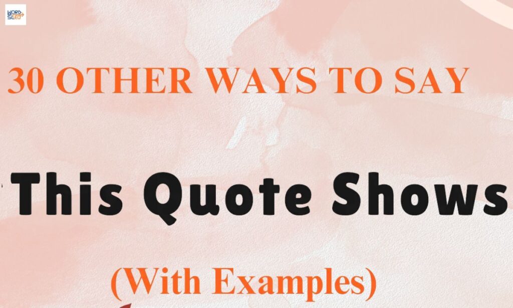 6. This Quote Exemplifies