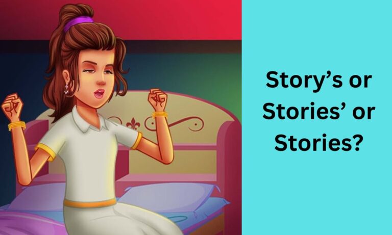 Story’s or Stories’ or Stories?