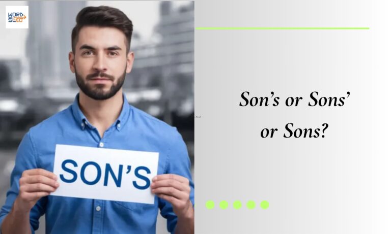 Son’s or Sons’ or Sons